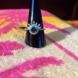 Bomb Party Rhodium Plating Ring. Size 9
